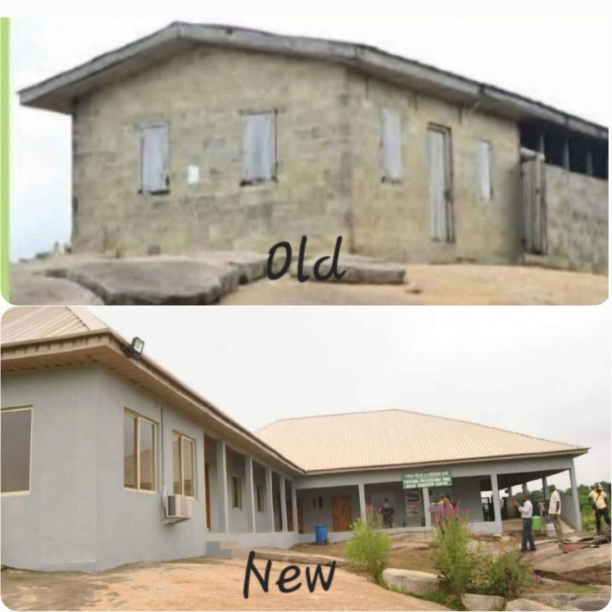 A Testament to Visionary Leadership: The old college building stands beside the new, state-of-the-art facility made possible by Dr. Samson Adeola Odedina. Erected without government funding, this transformative project freed up vital resources to be deployed to other critical areas of need within the college.